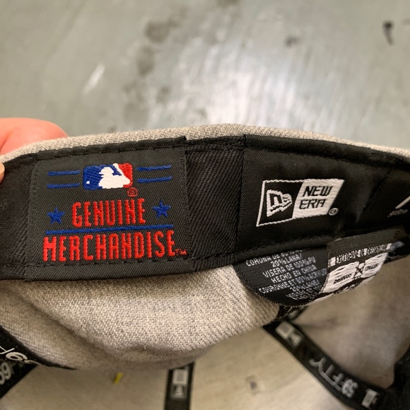 New Era Dodgers Los Angeles Baseball Hat Grey MLB 7 1/8 Summer Cap Outdoor - Picture 6 of 8